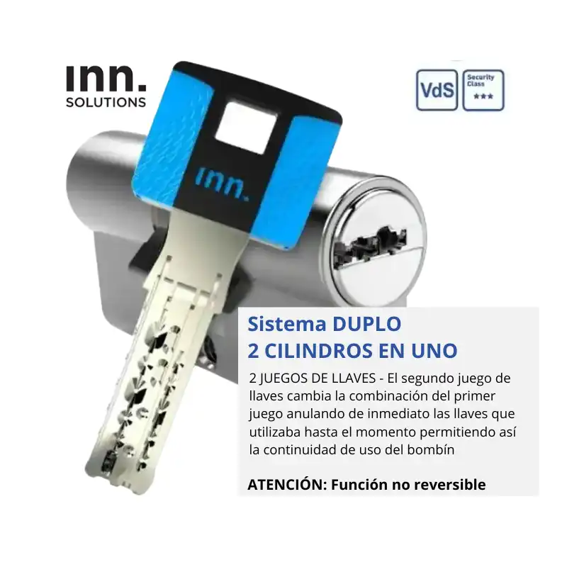 Cilindro INN KEY SMART con sistema duplo