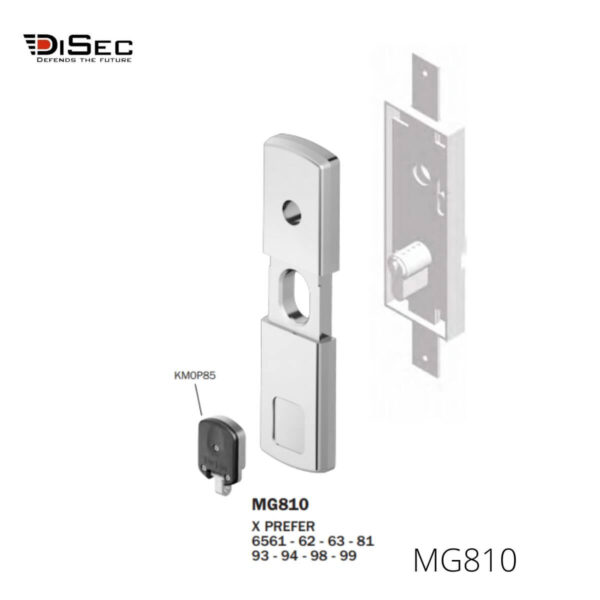 Escudo magnético puerta basculante MG812 DISEC 1