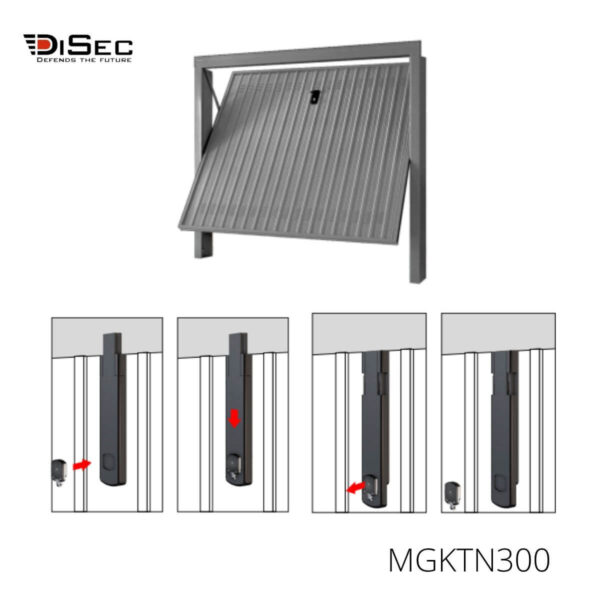 Pasador magnético de seguridad anti corte MGKTN300 DISEC 1