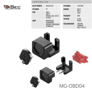 Protector magnético conector vehículo MG-0BD04 DISEC