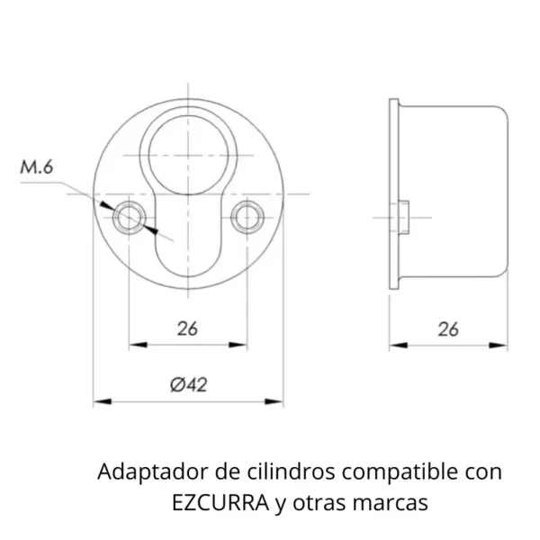 Adaptador escudos EZCURRA 2