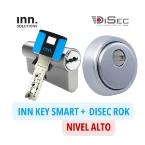 Pack seguridad cilindro Inn Key con escudo Disec BD 280 ROK