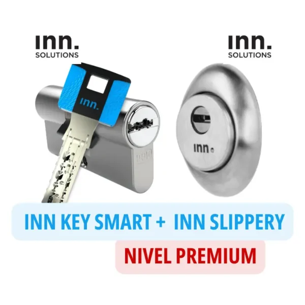 Pack seguridad cilindro Inn Key smart con escudo Inn Slippery
