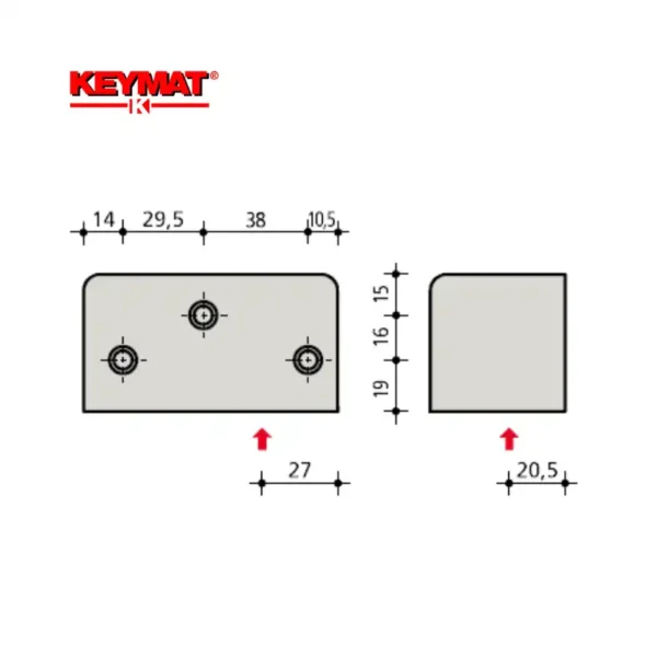 CB92 KEYMAT cierre seguridad - Imagen 2