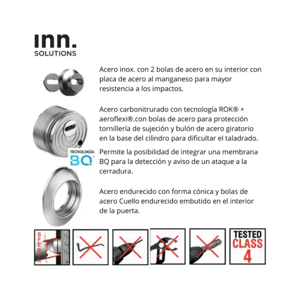 Escudo seguridad INN LOCKS BASIC Slippery - Imagen 4