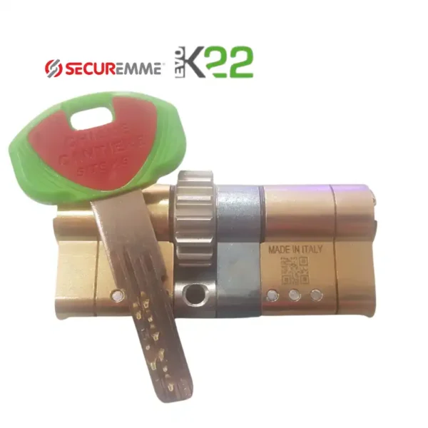 Cilindro EVO K22 Securemme con corona