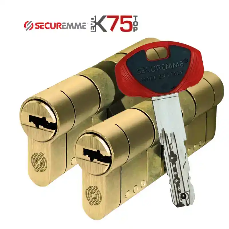 pareja de cilindros securemme evo k75 2 Cilindros llaves iguales Securemme K75 - Imagen 2