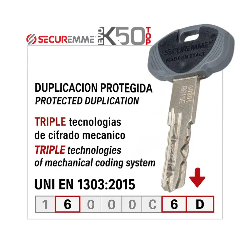 Cilindro Securemme EVO K50 TOP
