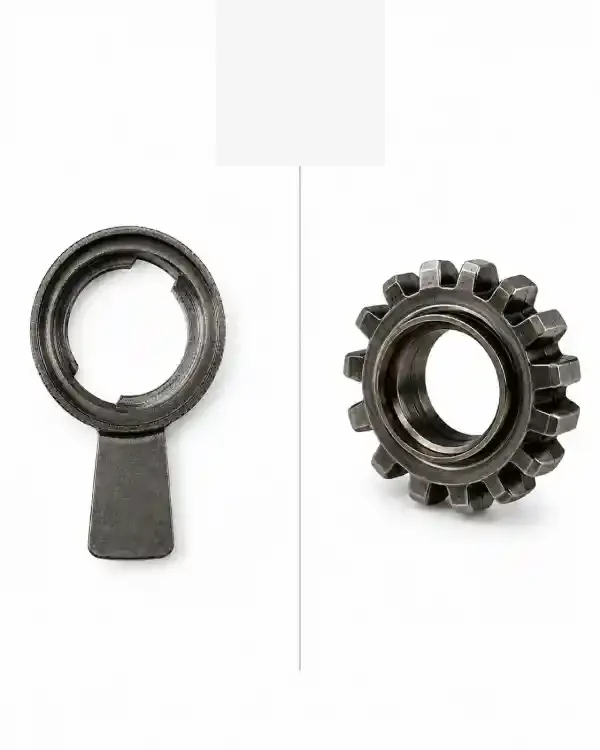 Diferencia visual entre una leva y una corona de bombín