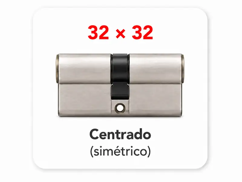 Bombín 32x32 centrado y simétrico