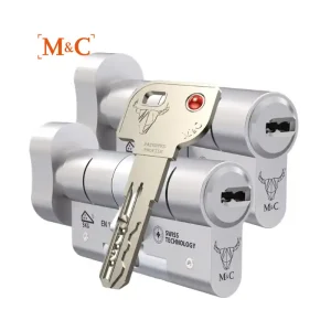 Pack de cilindros M&C MINOS con pomo a la misma llave